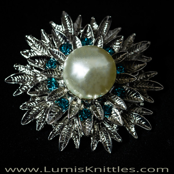 Turquoise Star Brooch