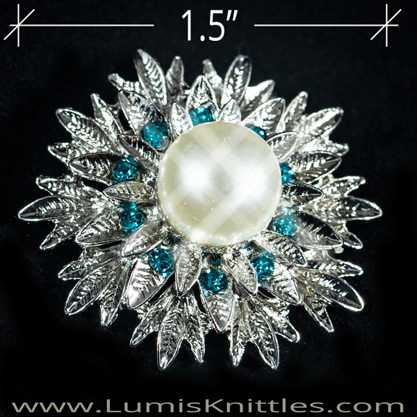 Turquoise Star Brooch