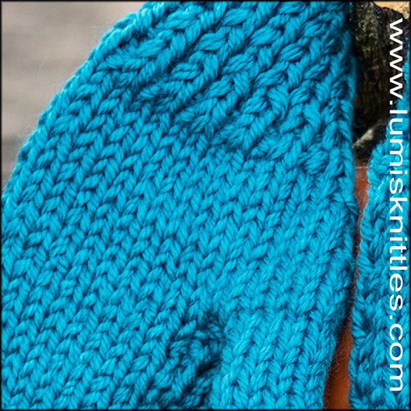 Teal Wool Mitts