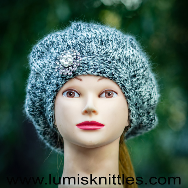 Black and White Beret