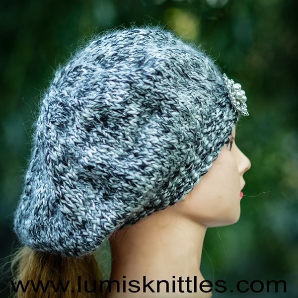 Black and White Beret