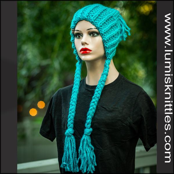 Teal Floppy Ear Hat