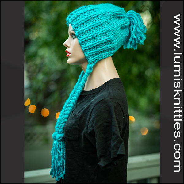 Teal Floppy Ear Hat