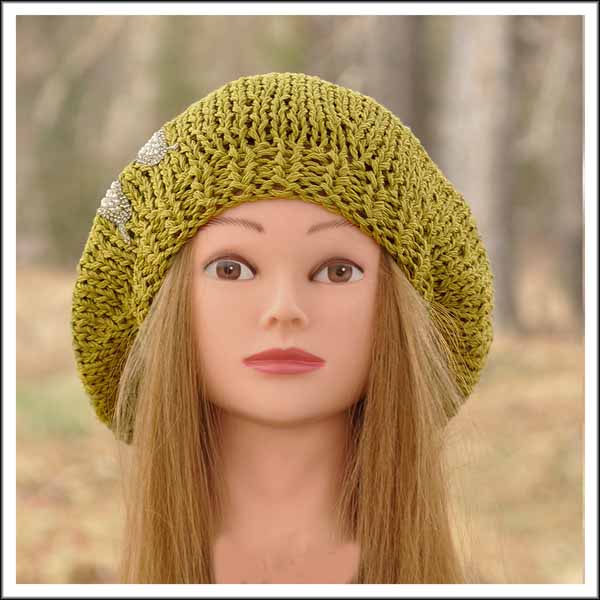 Lime Green Beret