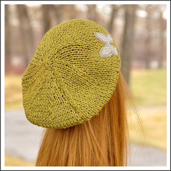 Lime Green Beret