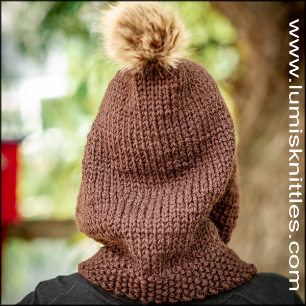 Brown Alpaca Hood