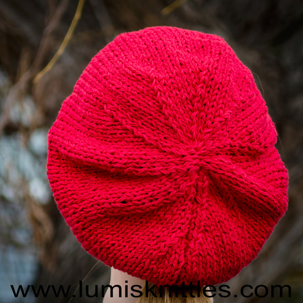 Tomato Red Cotton Poor Boy Hat