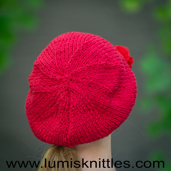 Tomato Red Cotton Poor Boy Hat