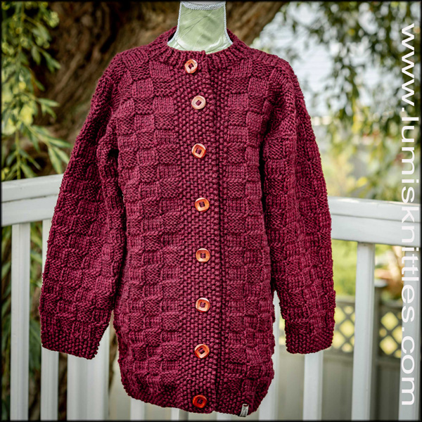 Burgundy Alpaca Tunic